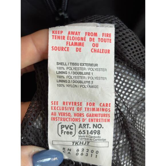 Puma Full Zip Black and White Track Jacket Women's Size Medium - Picture 4 of 7